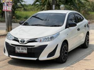 Toyota, Yaris Ativ 2018 TOYOTA NEW YARIS ATIV 1.2J   Y18 สีขาว   เกียรออโต้ - รถมือสอง Mellocar