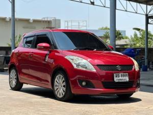 NEW SUZUKI SWIFT 1.2GLX TOP ปี 12 สีแดง  ออโต้ Suzuki, Swift 2012