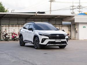 Toyota Corolla Cross 1.8 Hybrid Premium Safety ปี 2022  เกียร์ออร์โต้ สีขาว- Toyota, Cross 2022