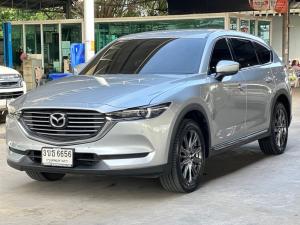 Mazda, CX-8 2022 MAZDA CX8 Wagon 4dr S 7st SA 6sp FWD 2.5i (CBU)  Y22 สีเทา เกียร์ออโต้ Mellocar