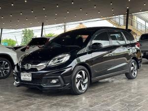 HONDA MOBILIO 1.5 RS TOP (7ที่นั่ง) ปี16 สีดำ เกียรออโต้ Honda, Mobilio 2016