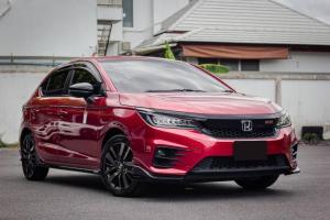 honda  HONDA CITY 1.0 RS TOP TURBO HACTHBACK   ปี 2021  สีแดง      ออโต้ Honda, City 2021