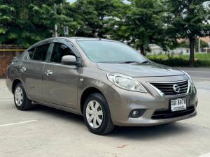 NISSAN ALMERA 1.2 Sedan 4dr  Sedan 4dr E  CVT ปี 2012  สีน้ำตาล   เกียร์ออโต้ Nissan, Almera 2012