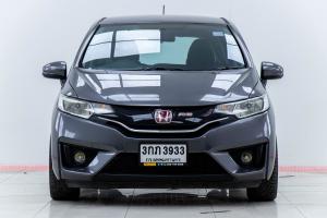 HONDA  JAZZ 1.5 V+ AT ปี 2014 สีเทา พร้อมล้อแม็ก -เบาะหนัง - พวงมาลัยเพาเวอร์ Honda, Jazz 2014