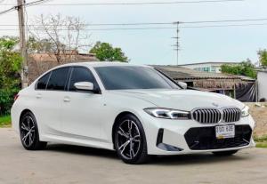 2023. BMW 320d M Sport G20 LCI สีขาว   เลขไมล์ 53,xxx  km BMW, 3 Series 2023