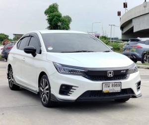 honda  HONDA CITY 1.0 RS TOP TURBO SEDAN   ปี 2021       สีขาว    ออโต้ Honda, City 2021