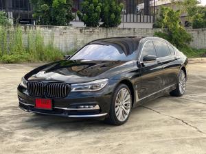 BMW 740Le xDrive Pure Excellence ปี 2017  สีดำ+เบาะน้ำตาล ไมล์ 72,xxx km BMW, 7 Series 2017