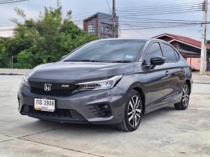 honda  HONDA CITY 1.0 RS TOP TURBO SEDAN   ปี 2021       สีเทาดำ     ออโต้ Honda, City 2021