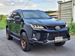 TOYOTA FORTUNER Wagon 4dr Legender 7st Auto 6sp   ปี 2022  สีดำ  ออโต้ Toyota, Fortuner 2022