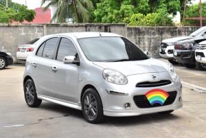 Nissan, March 2011 Nissan March 1.2VL CVT รุ่นท็อป 2011  รถบ้าน ไมล์แท้ 100% สีเดิมบางทั้งคัน Mellocar