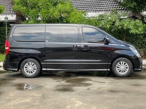 Hyundai, H-1 2015 HYUNDAI H-1 2.5 DELUXE TOP ปี 2014 สี ดำ Mellocar