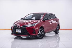 TOYOTA  YARIS 1.2 SPORT AT สีแดง กล้องบันทึกภาพหน้ารถ และหลังรถ Toyota, Yaris 2020