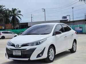 TOYOTA NEW YARIS  ATIV 1.2 S   Y 2019 Sesan   สีขาว     เกียรออโต้ Toyota, Yaris Ativ 2019