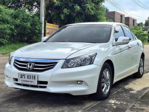 HONDA ACCORD. Sedan 4dr JP Auto 5sp FWD 2.0i  SUNROOF Y12 สีขาว เกียร์ออโต้ Honda, Accord 2012