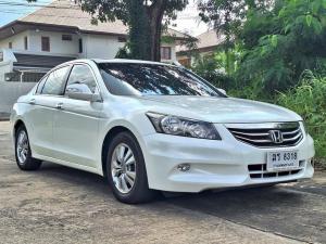 HONDA ACCORD. Sedan 4dr JP Auto 5sp FWD 2.0i  SUNROOF Y12 สีขาว เกียร์ออโต้ Honda, Accord 2012