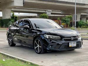 Honda, Civic 2022 HONDA CIVIC FE Sedan 4dr e:HEV RS E-CVT FWD 2.0 Y22. สีดำ  เกียร์ออโต้ Mellocar