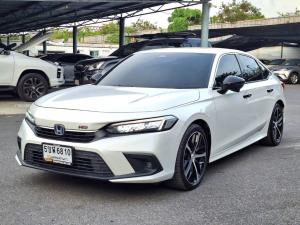 HONDA CIVIC FE Sedan 4dr e:HEV RS E-CVT FWD 2.0 Y23. สีขาว  เกียร์ออโต้ Honda, Civic 2023