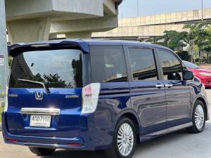 Hondaw stepwagon Wagon 4dr JP 7st CVT FWD 2.0i (CBU) Y2013 สีน้ำเงิน ออโต้ Honda, STEPWGN 2013