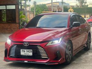 TOYOTA NEW YARIS  ATIV  Sedan 4dr Premium Y 23  สีแดง       เกียรออโต้ Toyota, Yaris Ativ 2023