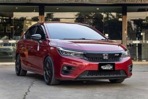 Honda, City 2020 HONDA CITY 1.0 RS TOP TURBO SEDAN   ปี 2020        สีแดง      ออโต้ Mellocar