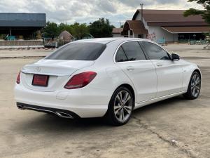 Mercedes-Benz, C-Class 2018 Benz C350e Avantgard 2018   สีขาว เบาะดำ ไมล์ 57,xxx km. Mellocar