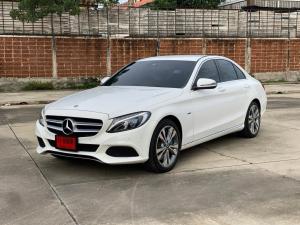 Benz C350e Avantgard 2018   สีขาว เบาะดำ ไมล์ 57,xxx km. Mercedes-Benz, C-Class 2018