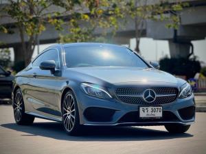 Mercedes-Benz, C-Class 2017 Benz C250 Coupe’ AMG Dynamic ปี 2017 จด 2018 สีเทา Mellocar